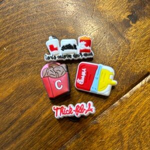 Chick fil a shoe charms
